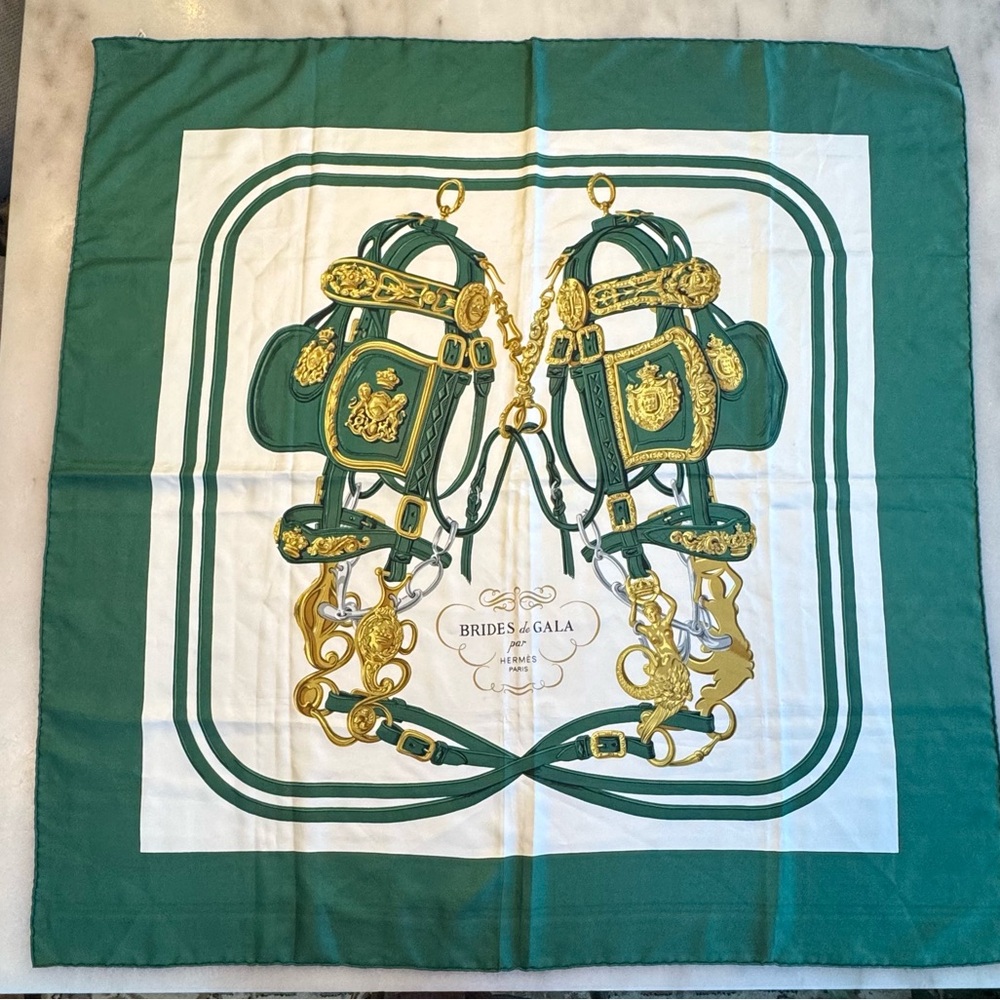 Hermès Brides de Gala Silk Scarf